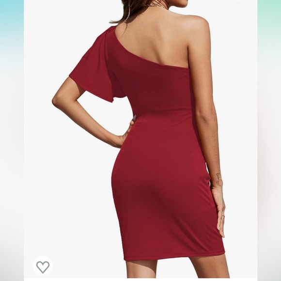 Women’s Ruffle One-Shoulder Dress - Picture 2 of 3